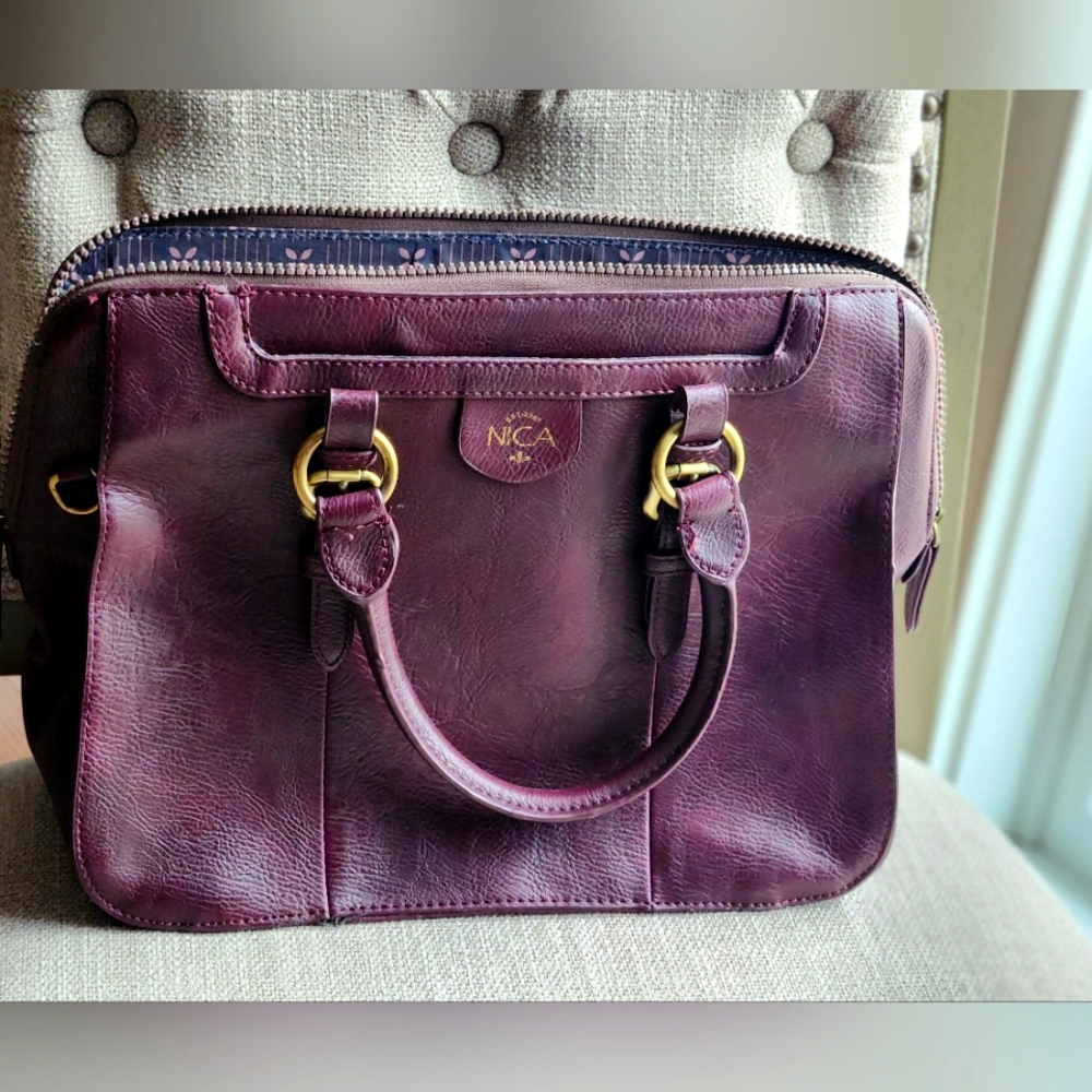 Nica Purple ALL PURPOSE Shoulder Bag